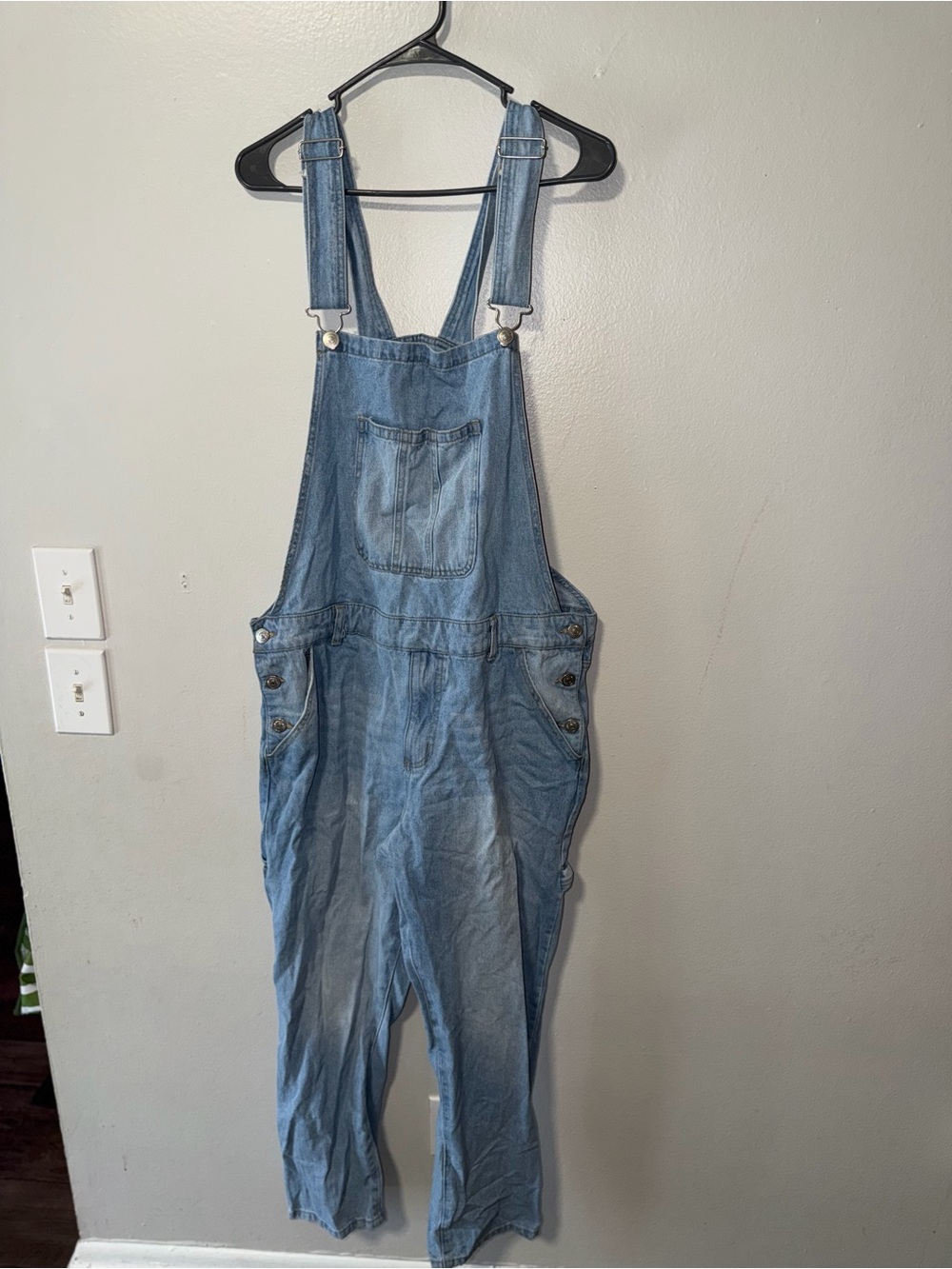 Forever 21 Light Blue Denim Overalls